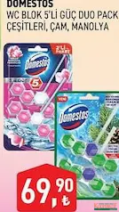 DOMESTOS WC BLOK 5'Lİ fiyat ve kampanya bilgisi